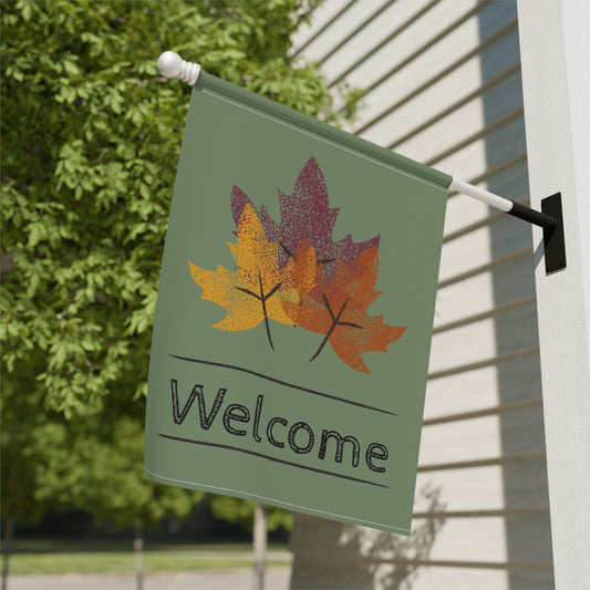 Welcome Fall - Garden & House Banner