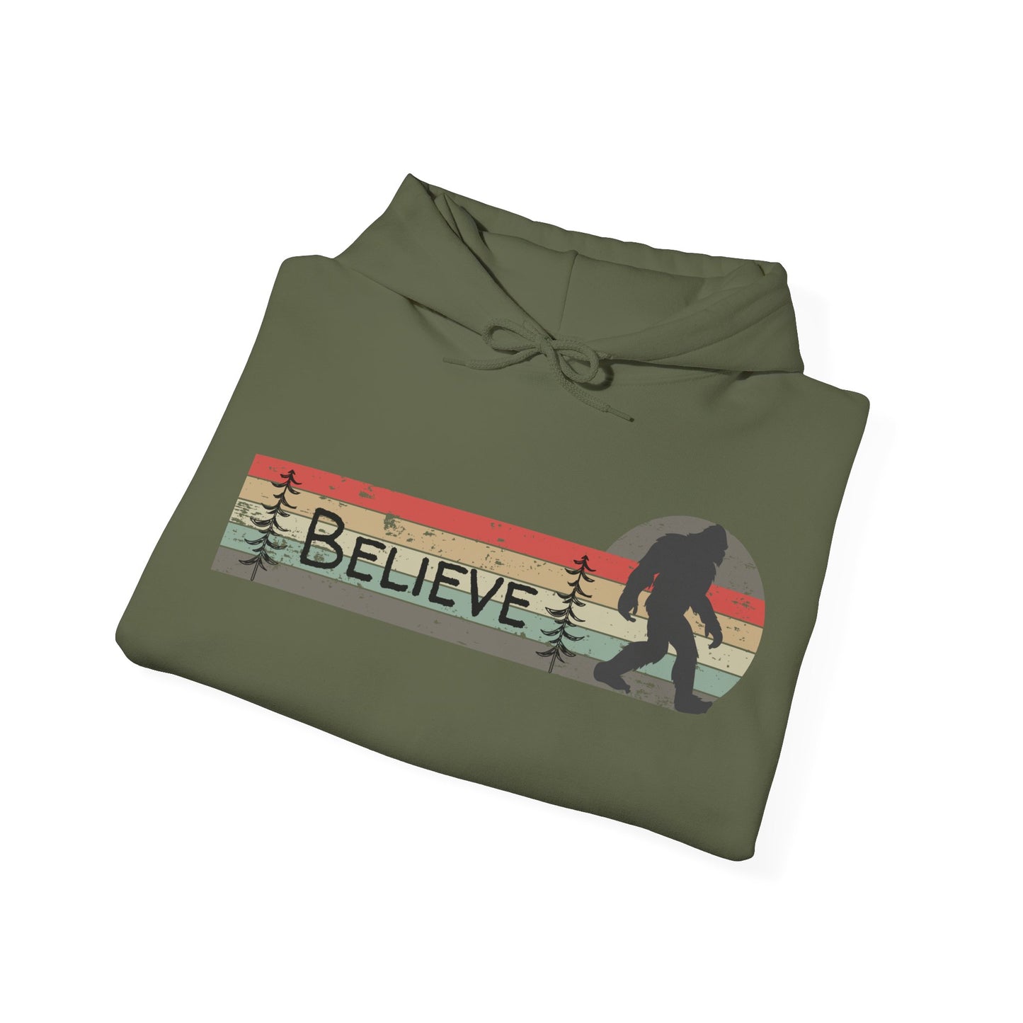 Bigfoot Believe Hooded Sweatshirt