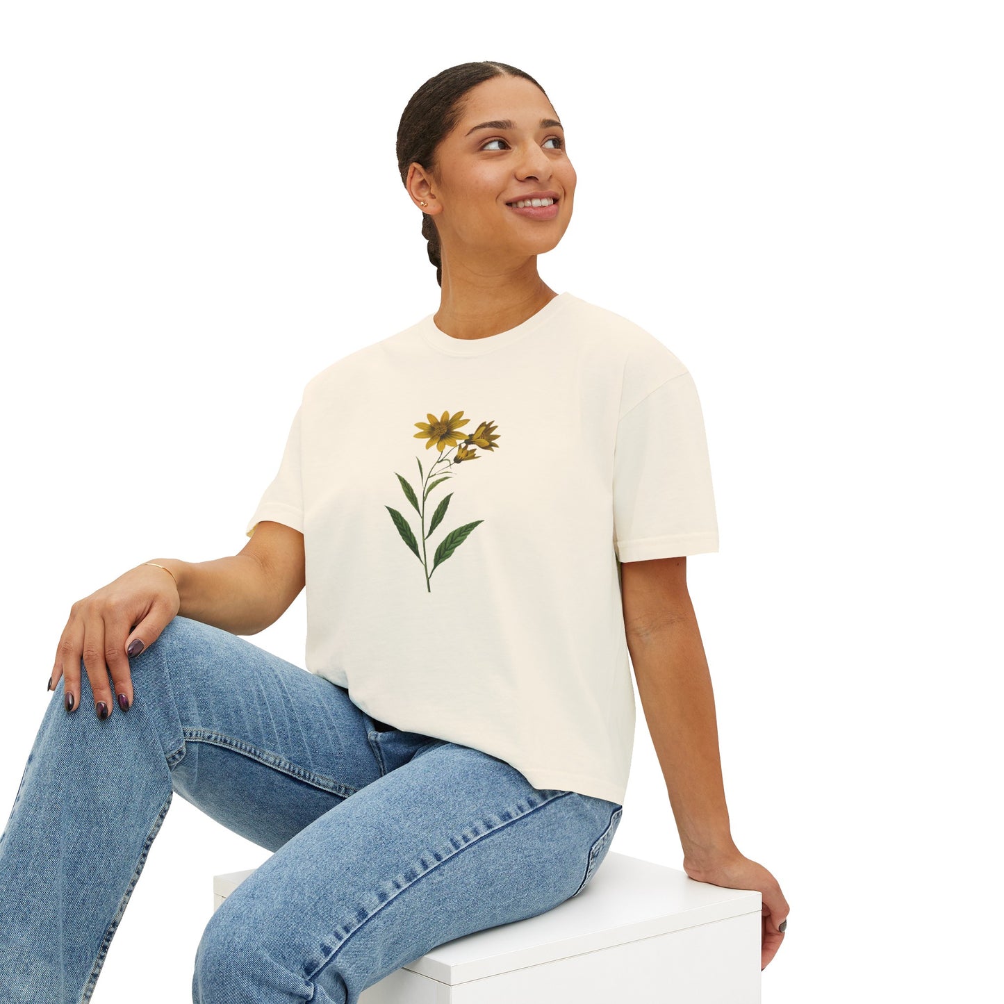 Pretty Flower Women's Boxy Tee