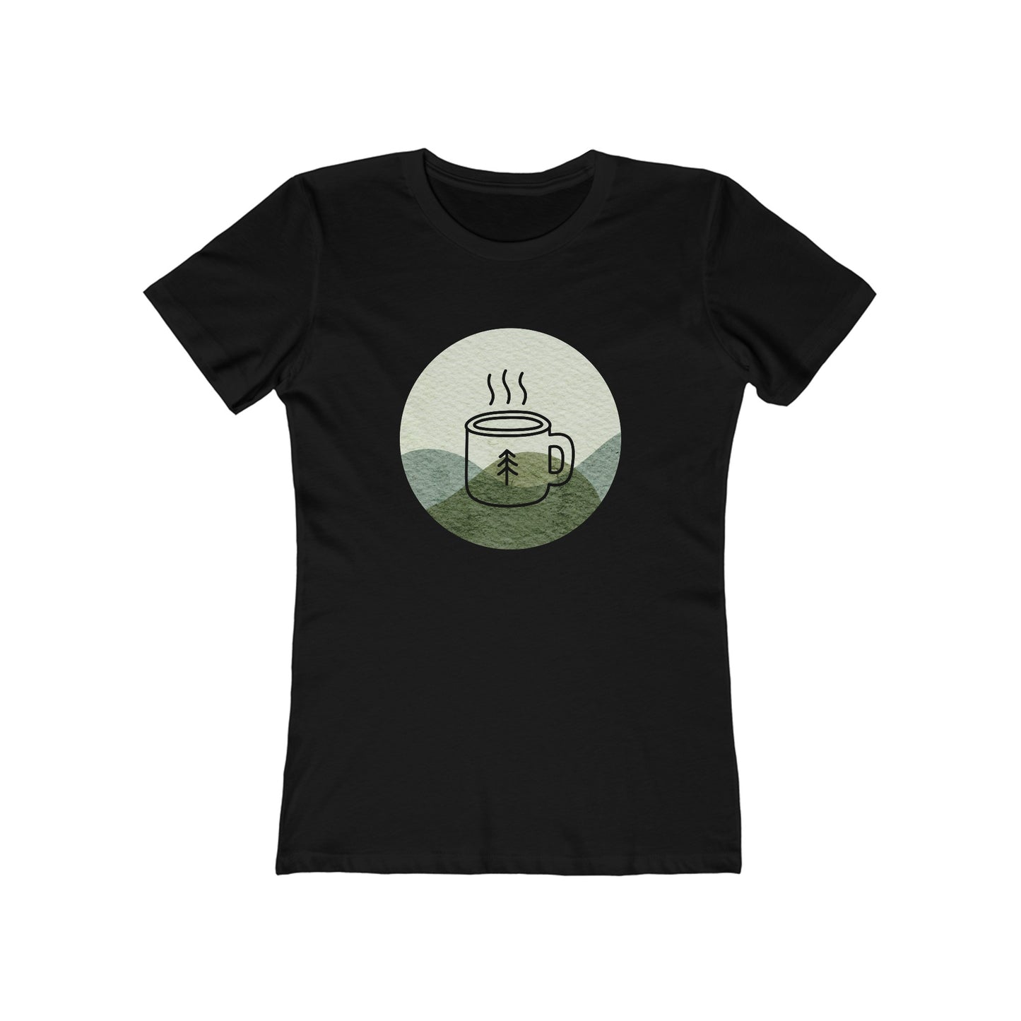 Mountain Coffee Tee for Women