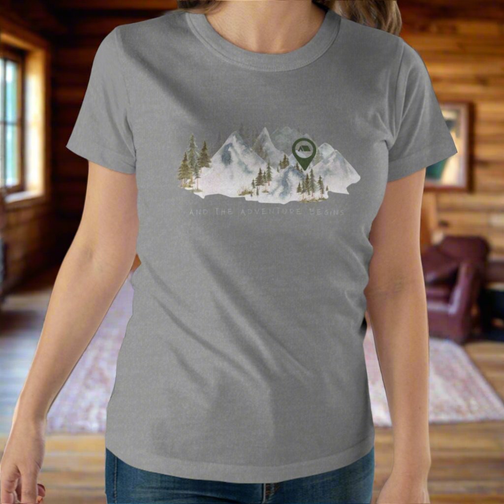 Adventure Begins - Women's T-shirt