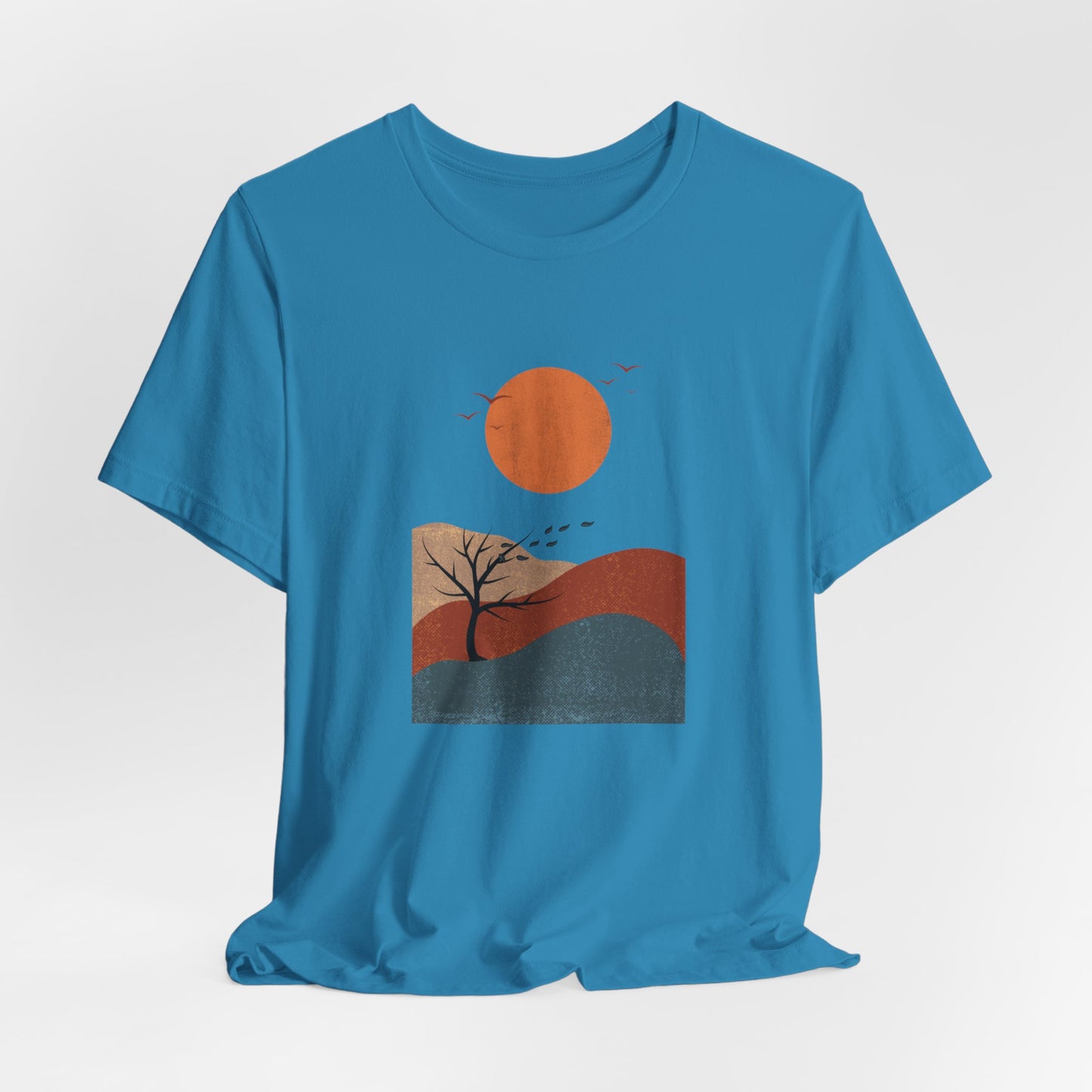 Orange Sunset Jersey Short Sleeve Tee