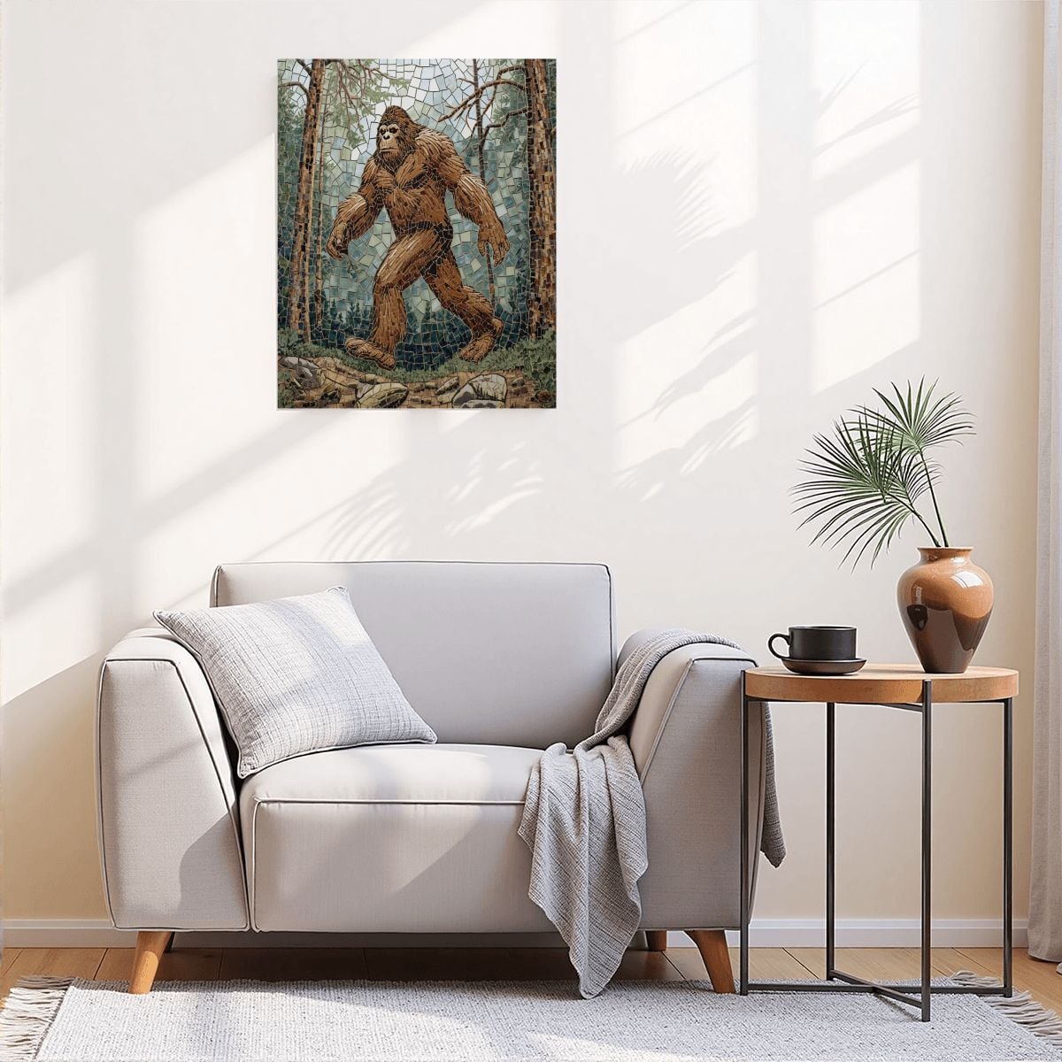 Mosaic Bigfoot Frameless Paint by Numbers Kit