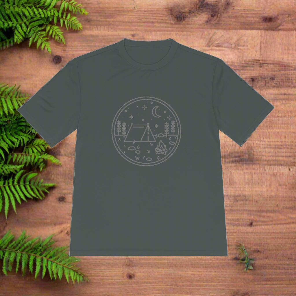 Camping 101 Men's Moisture Wicking Tee