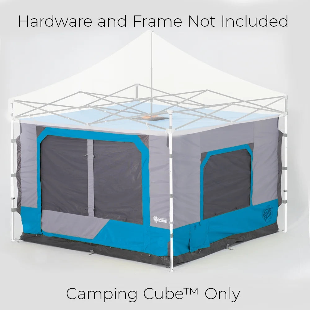 ® Camping Cube™ Outdoor Canopy 6.4, Converts 10' Straight Leg Canopy into Camping Tent, Splash