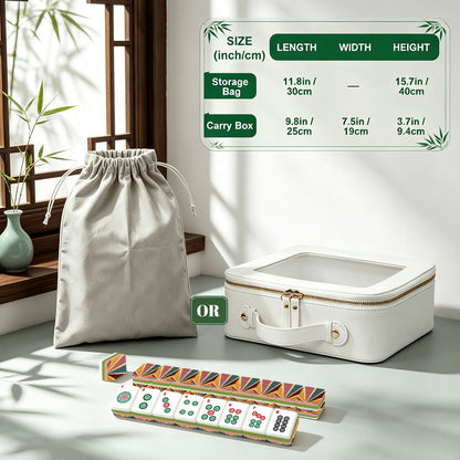 4 Layer Mahjong Tiles Set - Multiple Styles Available