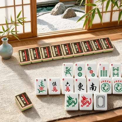 4 Layer Mahjong Tiles Set - Multiple Styles Available
