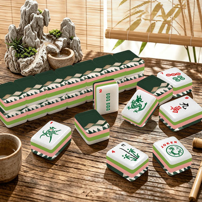 4 Layer Mahjong Tiles Set - Multiple Styles Available