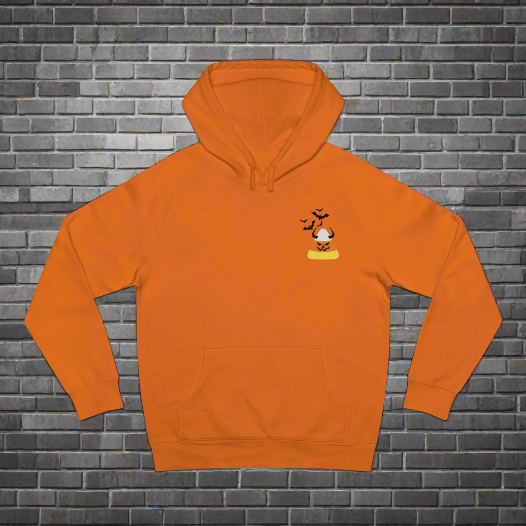 Candy Corn Bat Attack - Unisex Hooded Sweatshirt, Made in US