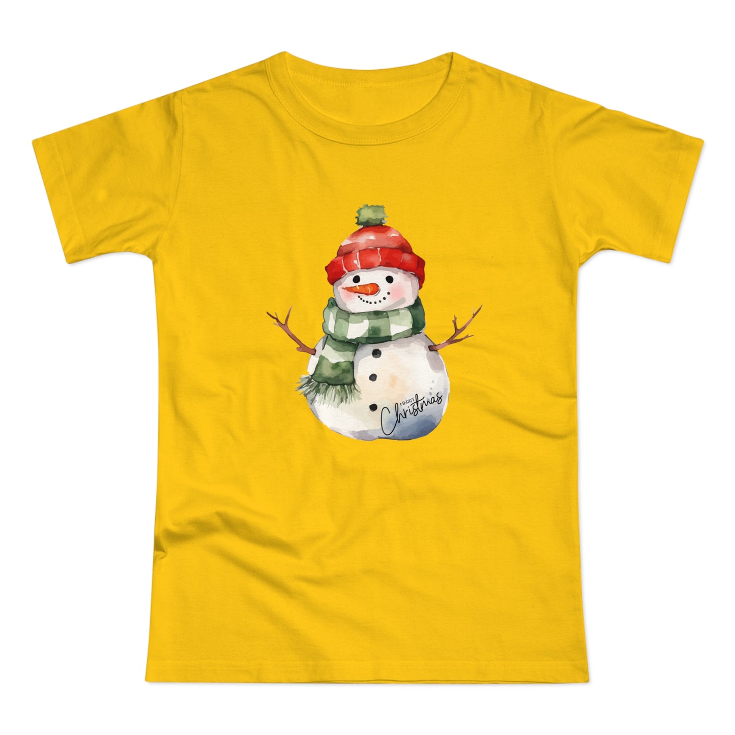 Merry Christmas Snowman Top Women's T-shirt