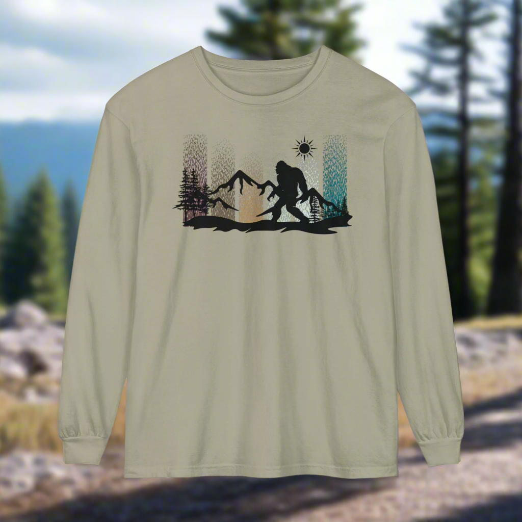 Bigfoot In the Woods - Long Sleeve Shirt