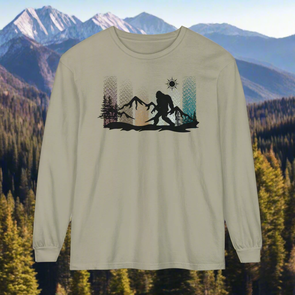 Bigfoot In the Woods - Long Sleeve Shirt