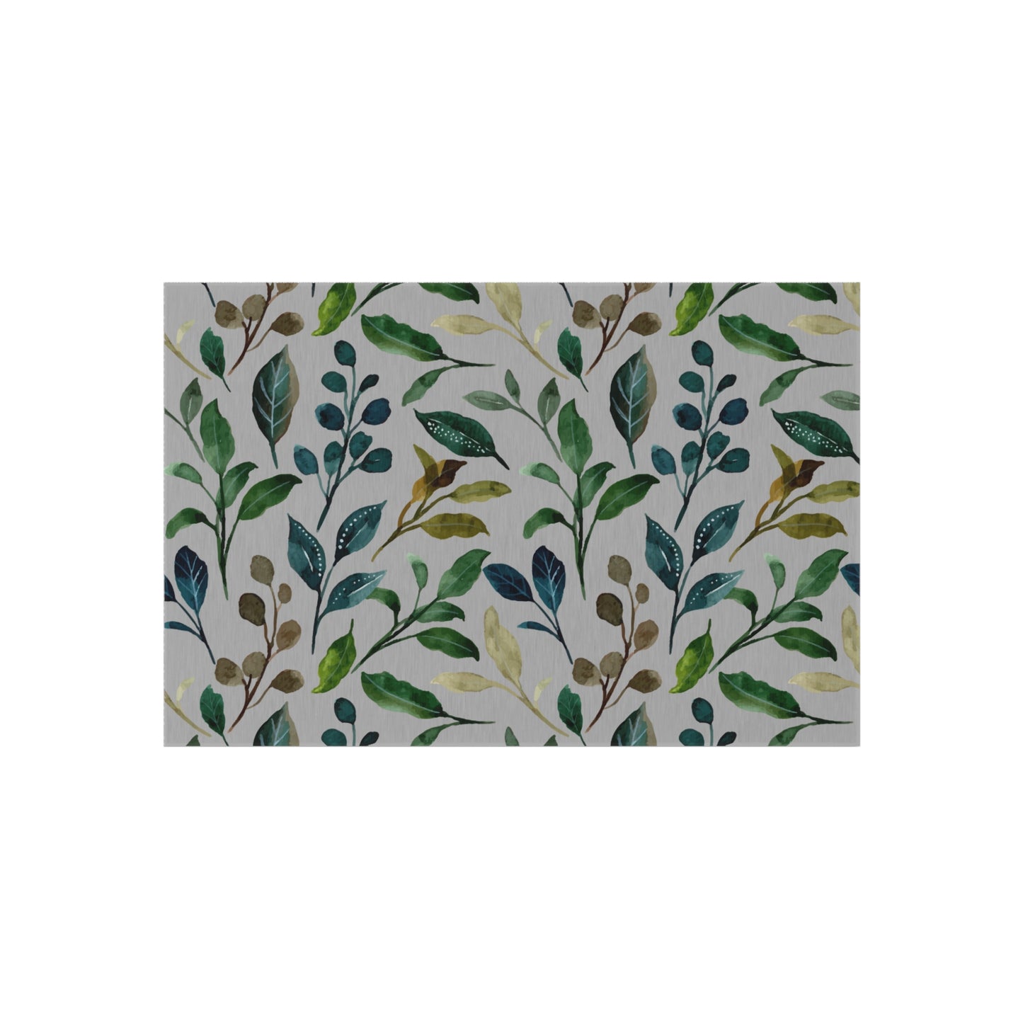 Green Leaves Outdoor Rug