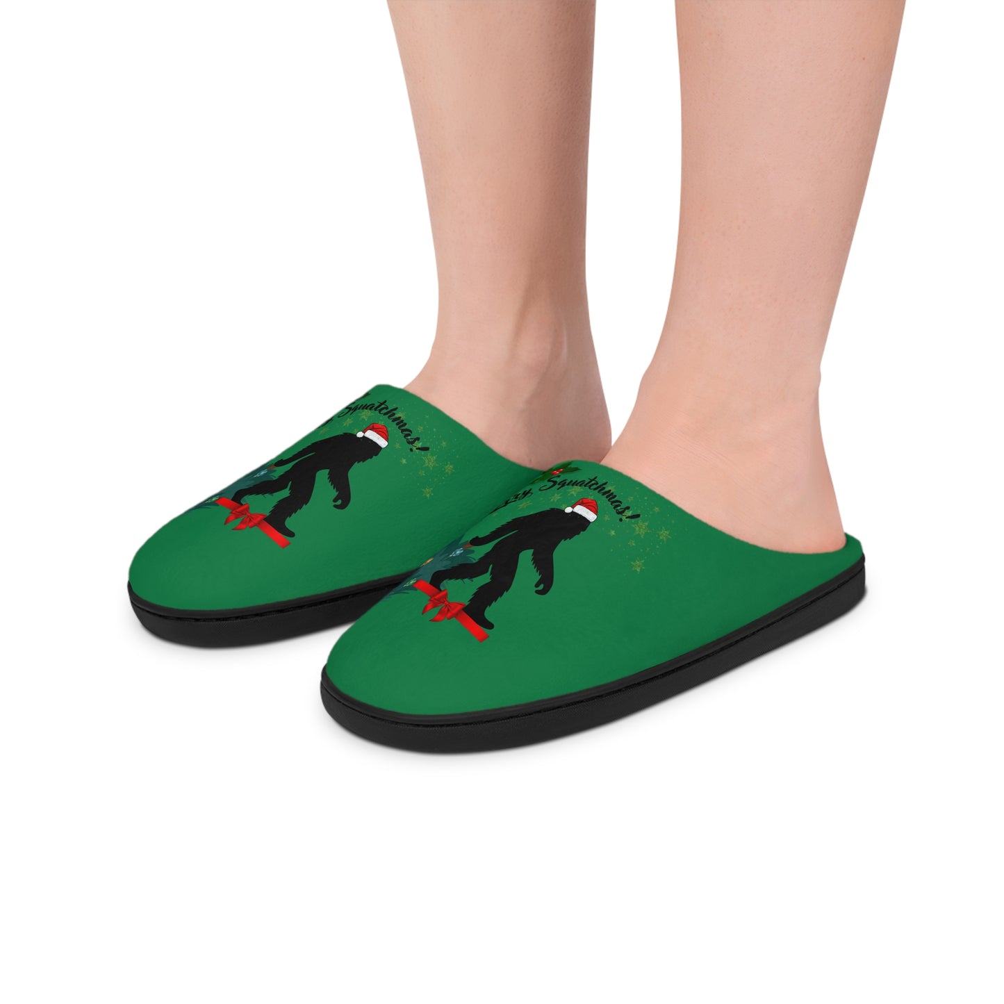 Merry Squatchmas - Men's Slippers