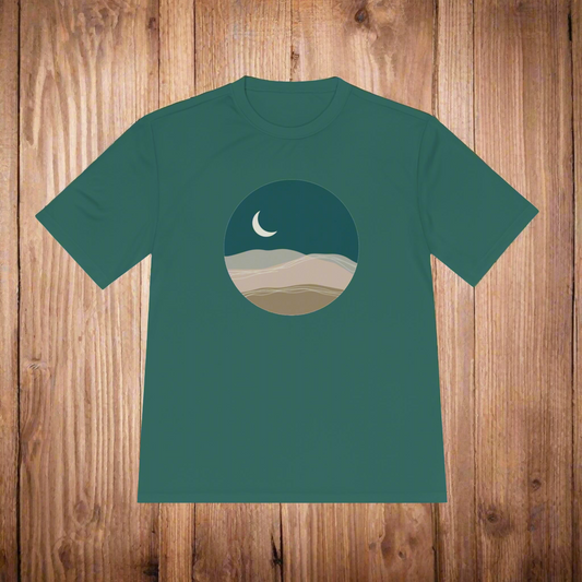 Sleeping Moon Unisex Moisture Wicking Tee