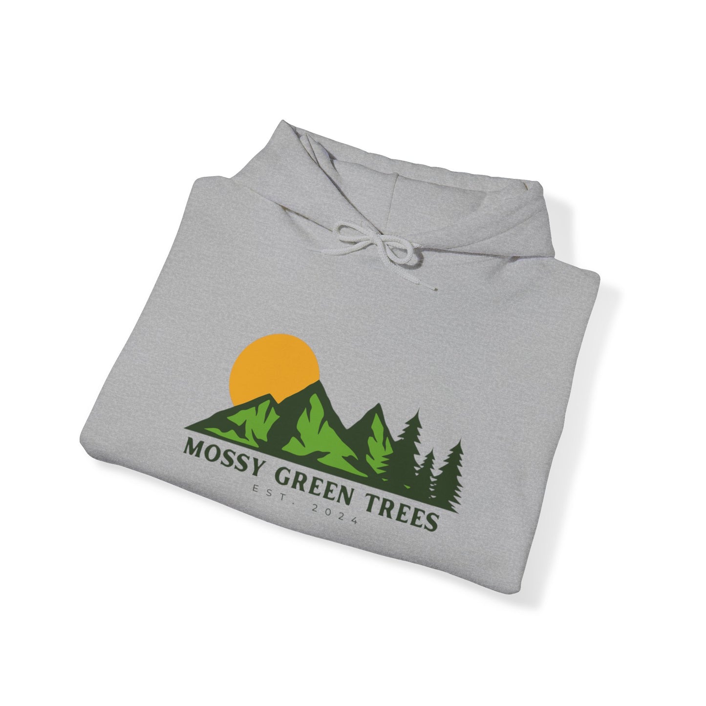 Mossy Green Trees - Unisex Hooded Sweatshirt