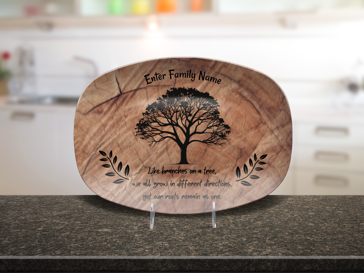 Family Tree of Life - Personalized Platter