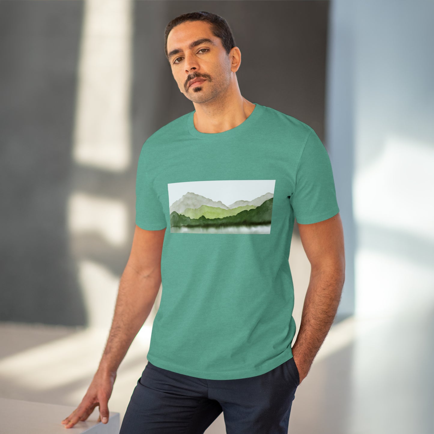 Mossy Mountain Organic Creator T-shirt - Unisex