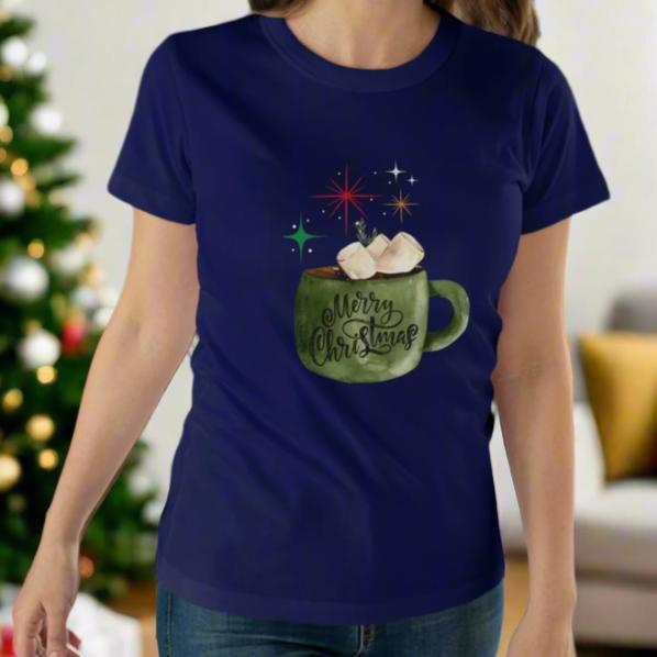 Christmas Marshmallow Mug Women's T-shirt