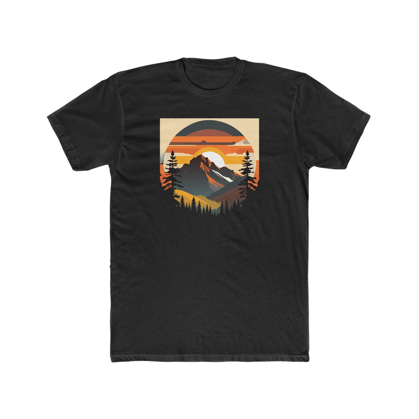 Adventure Mountain Men's Cotton Crew Tee