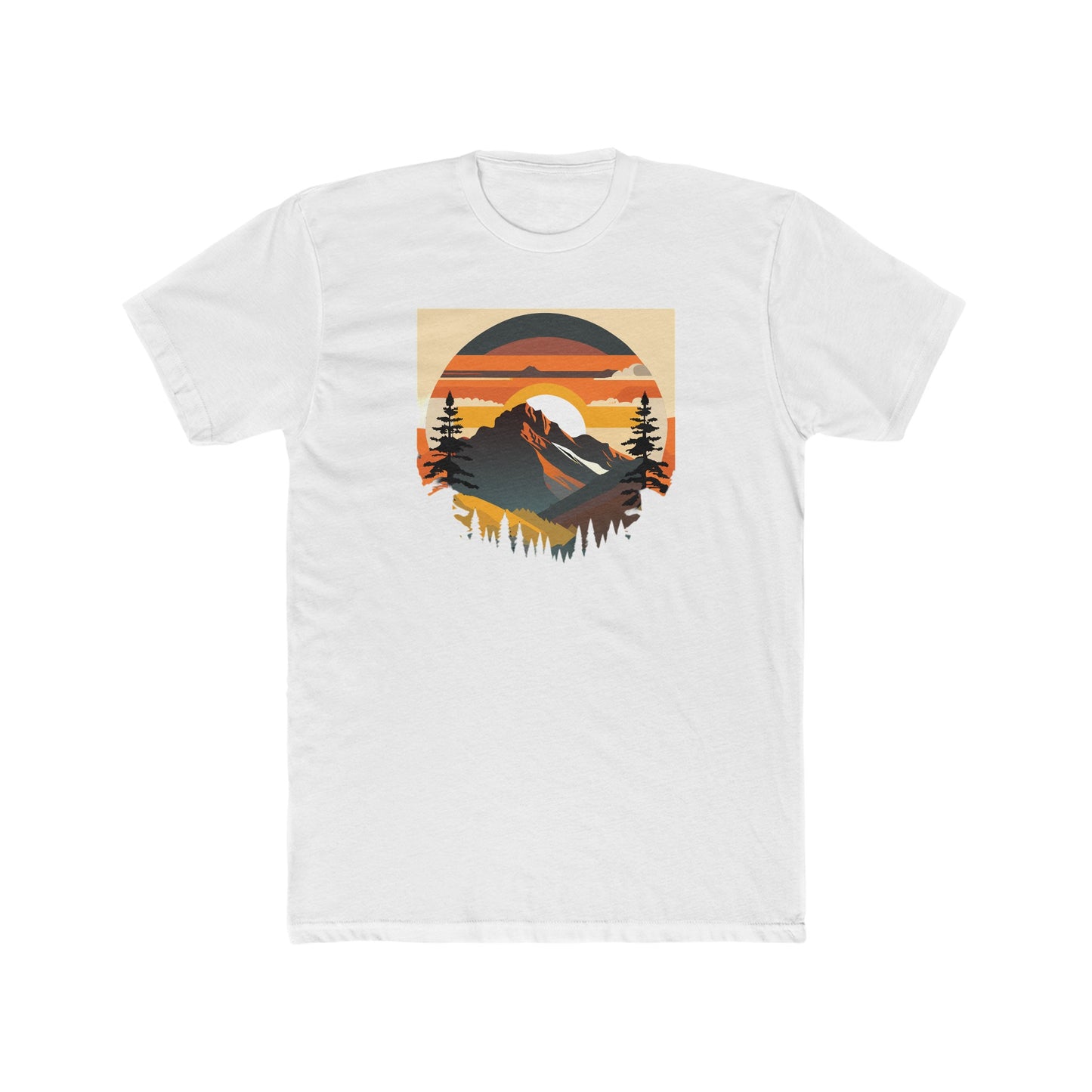 Adventure Mountain Men's Cotton Crew Tee