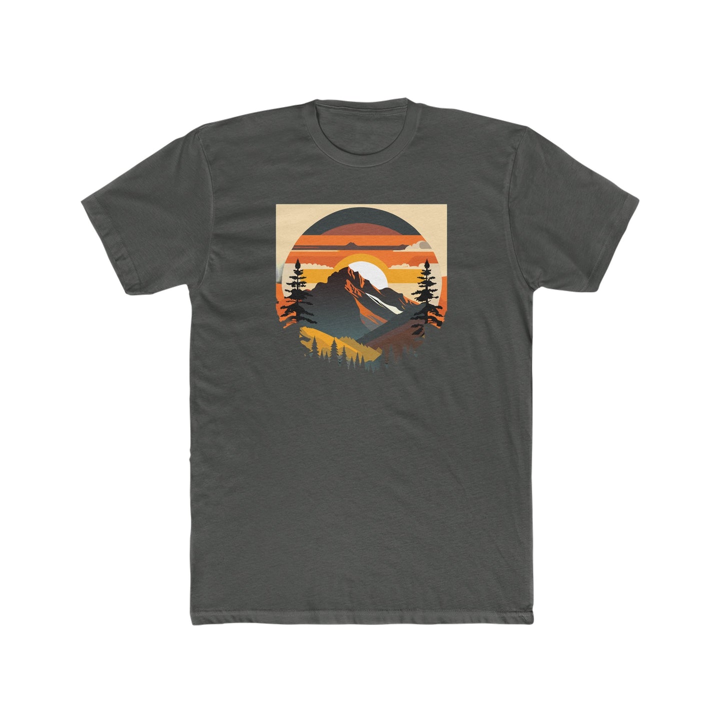 Adventure Mountain Men's Cotton Crew Tee