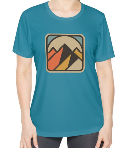Retro Mountain Range Women’s Graphic T‑Shirt
