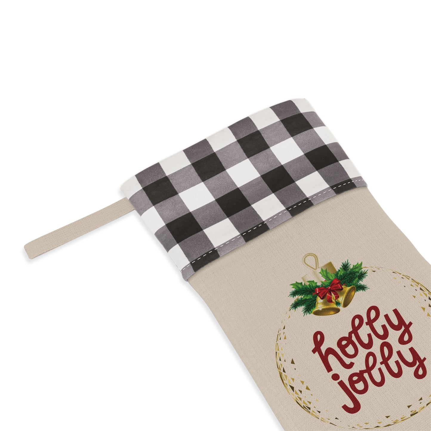 Holly Jolly Christmas Stocking