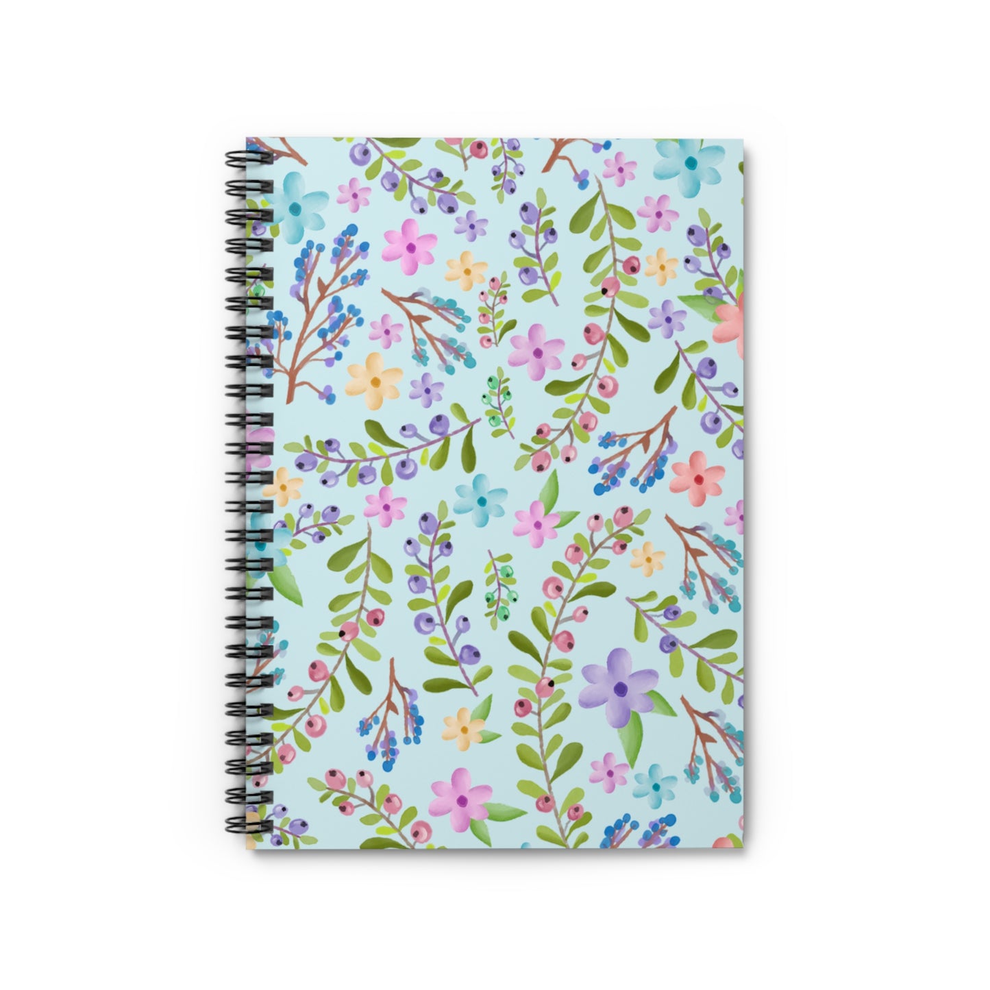 Blue Days Spiral Notebook - Ruled Line