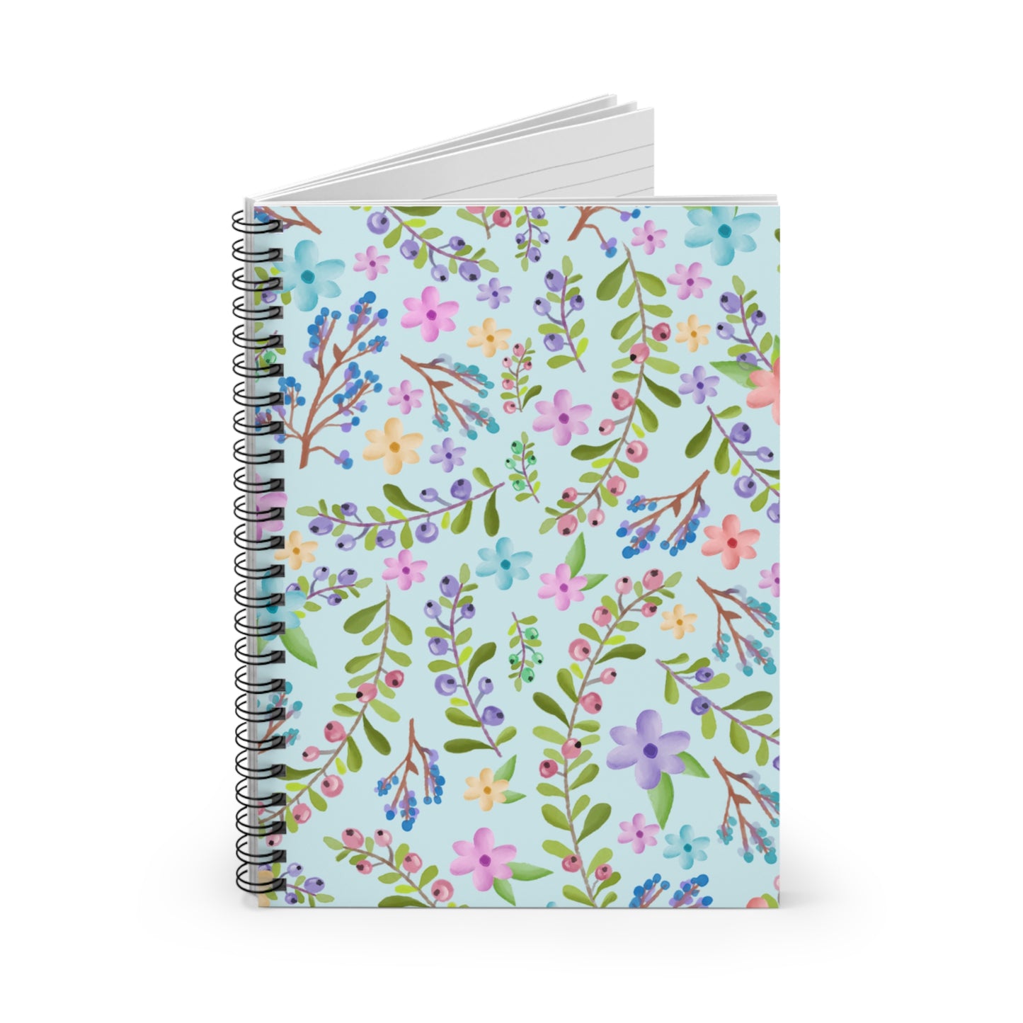 Blue Days Spiral Notebook - Ruled Line