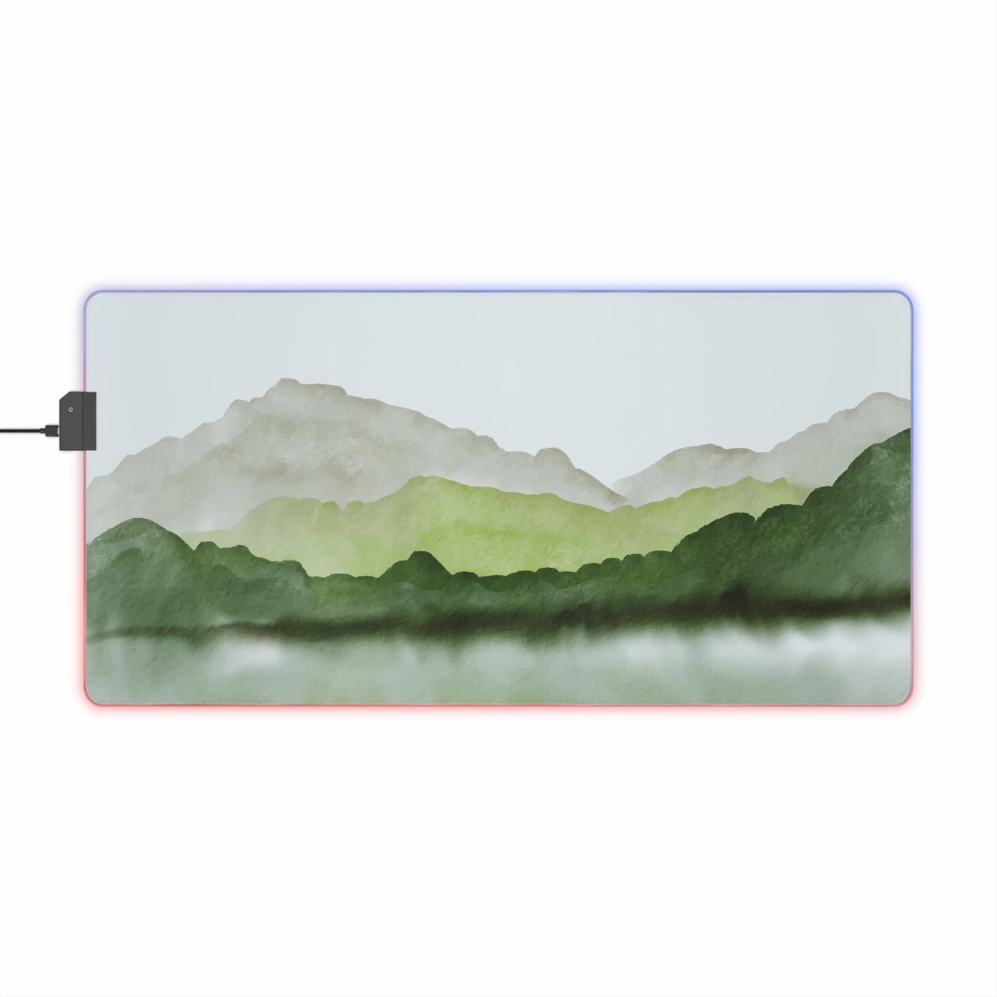 Hazy Mountain LED Gaming Mouse Pad