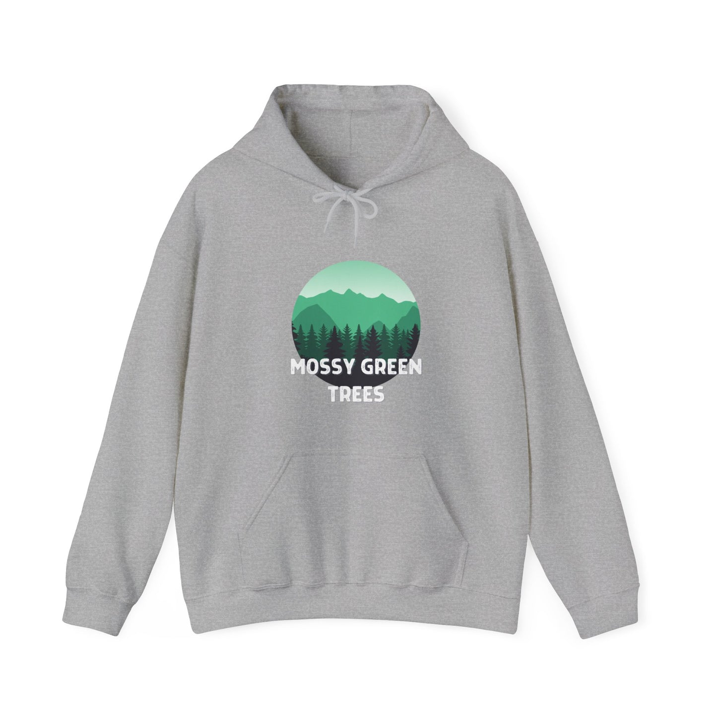 Mossy Green Trees Unisex Heavy Blend™ Hooded Sweatshirt