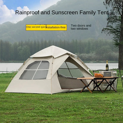 Outdoor Two-Door Folding Portable Automatic Tent