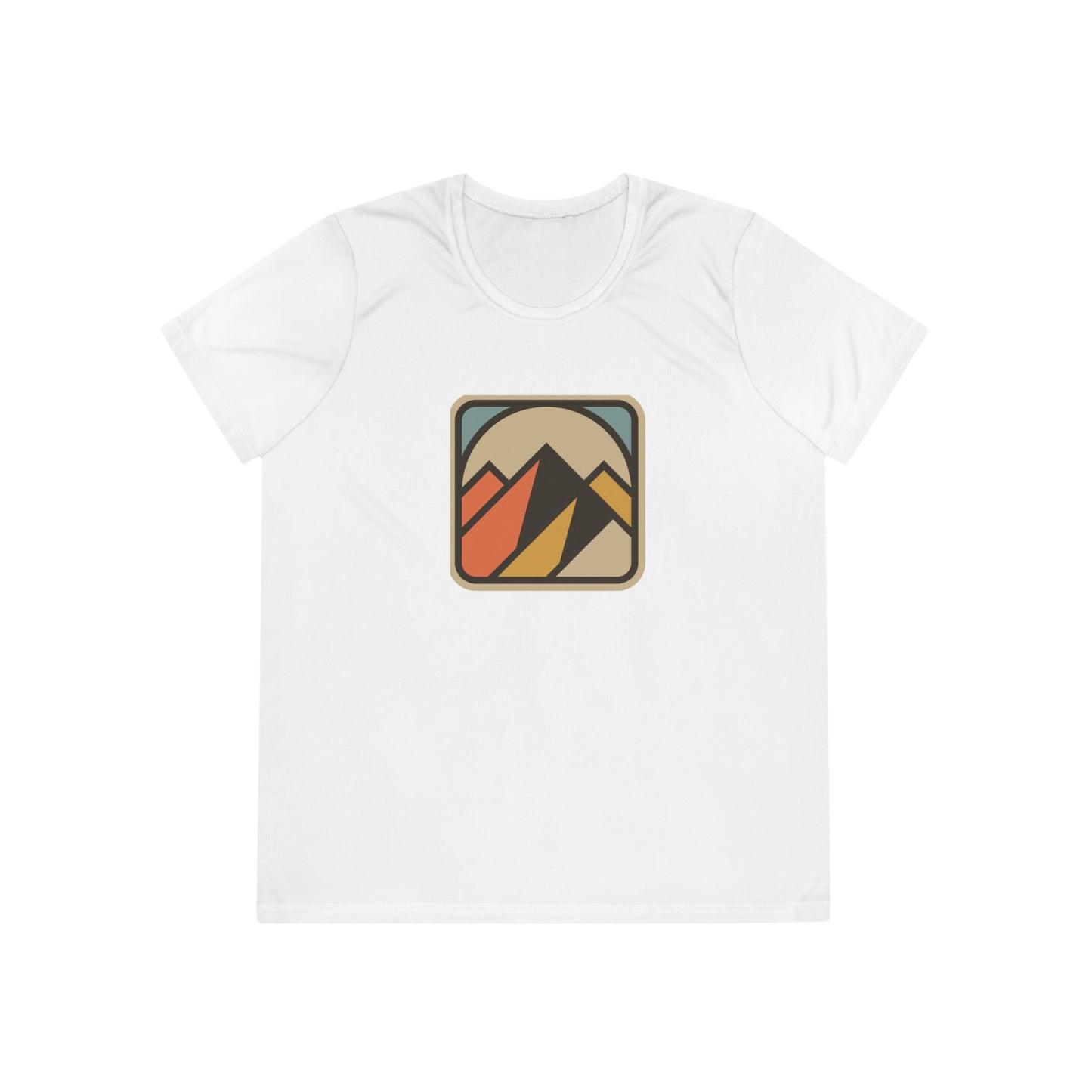 Retro Mountain Range Women’s Graphic T‑Shirt