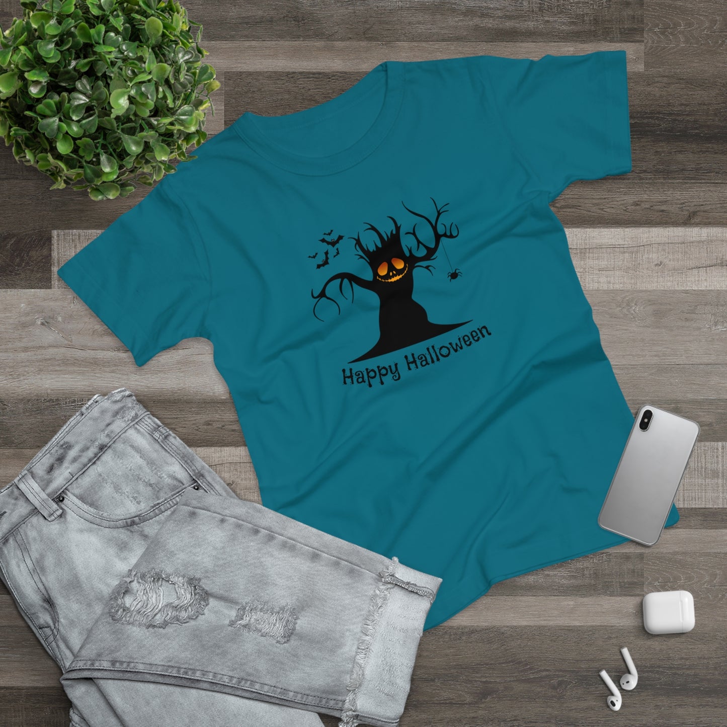 Happy Halloween Spooky Tree  - Women’s Tee