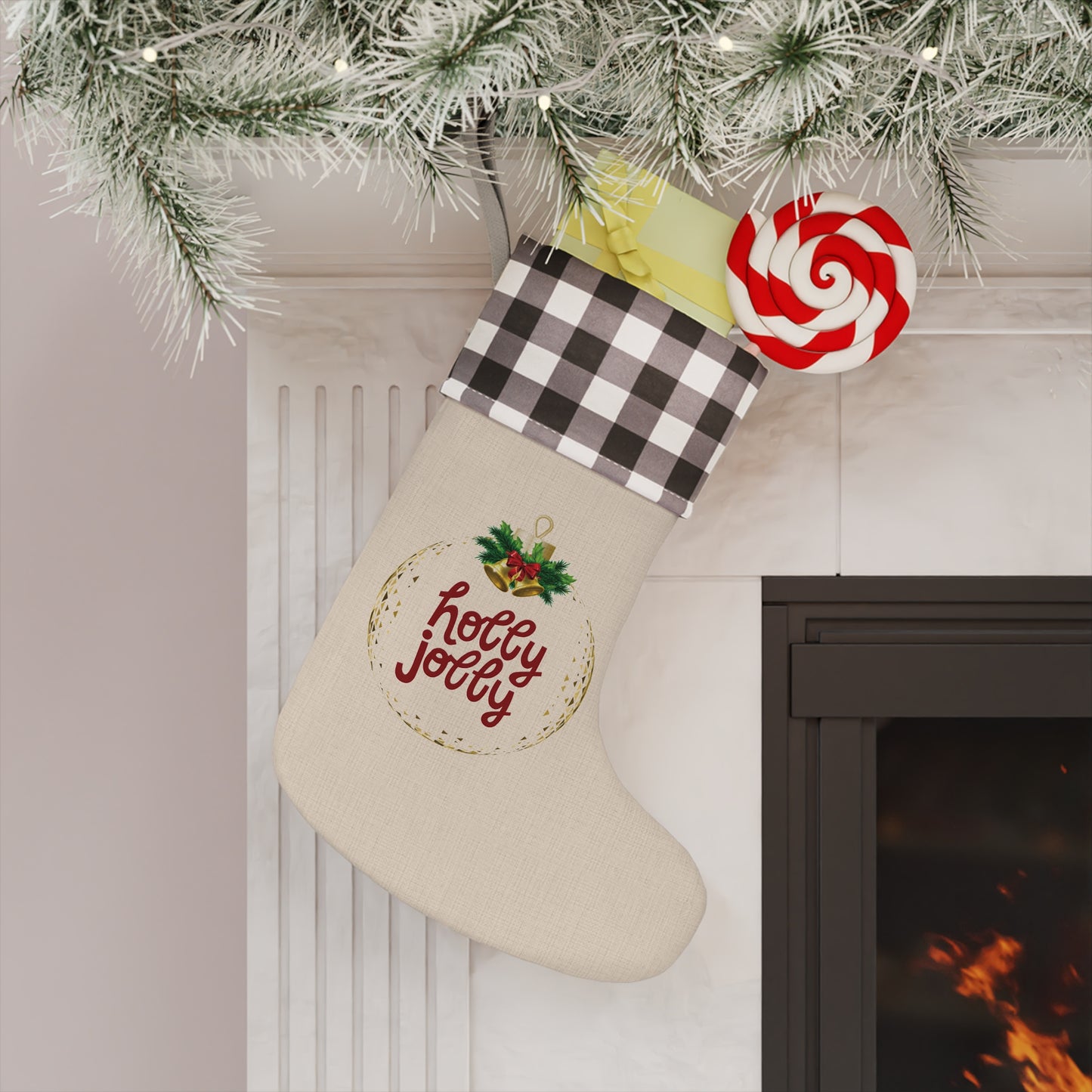 Holly Jolly Christmas Stocking