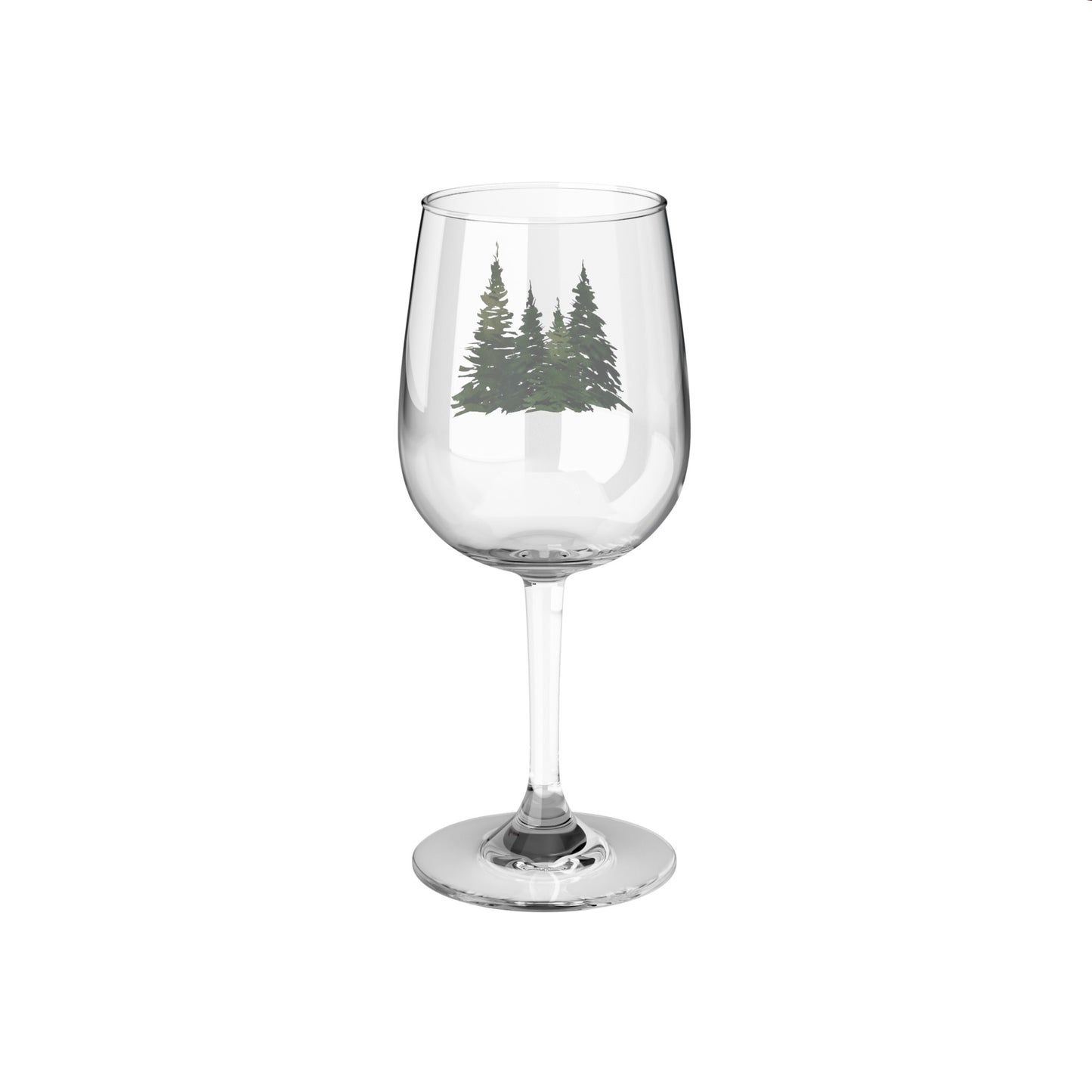 Mountain Pine Wine Glass, 12oz