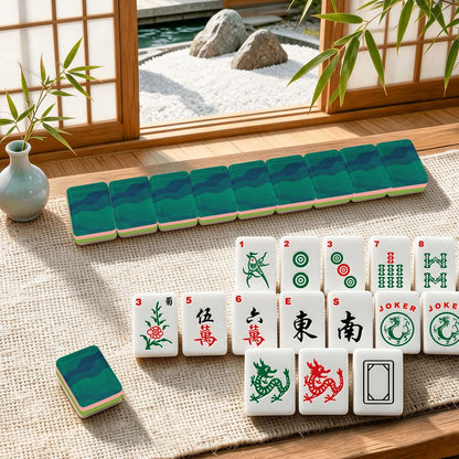 4 Layer Mahjong Tiles Set - Multiple Styles Available