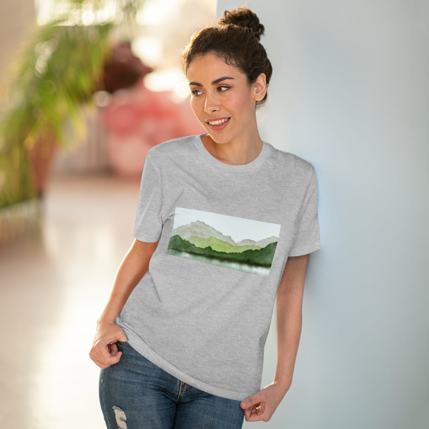 Mossy Mountain Organic Creator T-shirt - Unisex