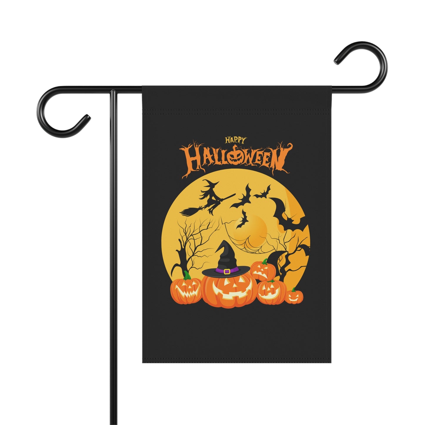 Happy Halloween Witches Moon - Garden & House Banner