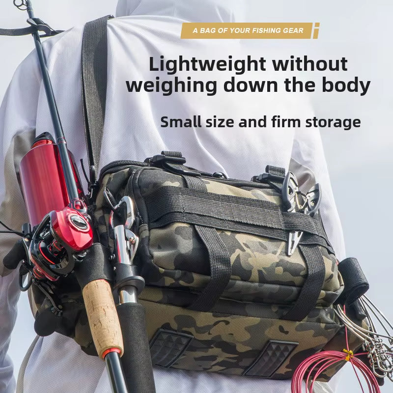 Fishing Tackle, Shoulder Bag, Storage Bag, Portable Fishing Rod Holder, Outdoor Sports Bag, Flying Fishing
