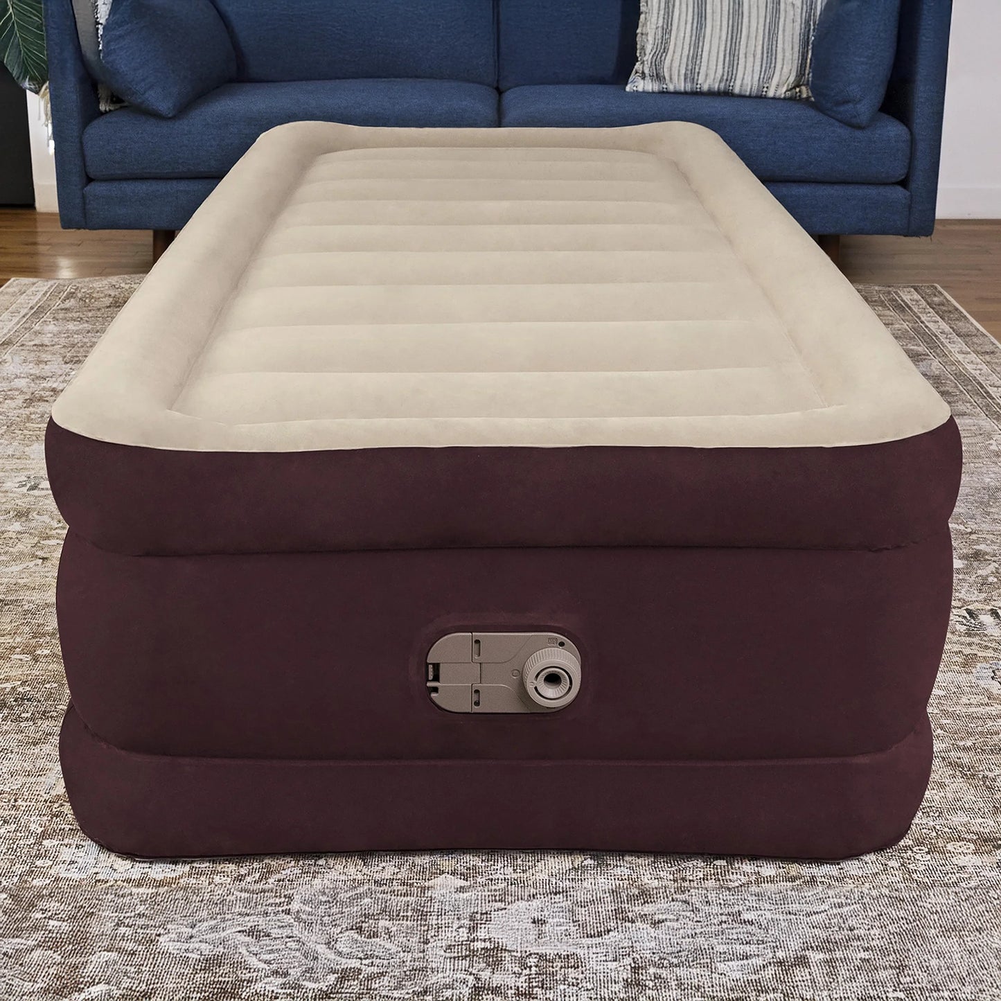 ® Maroon Tritech Airbed Twin 20" with Built-In AC Pump