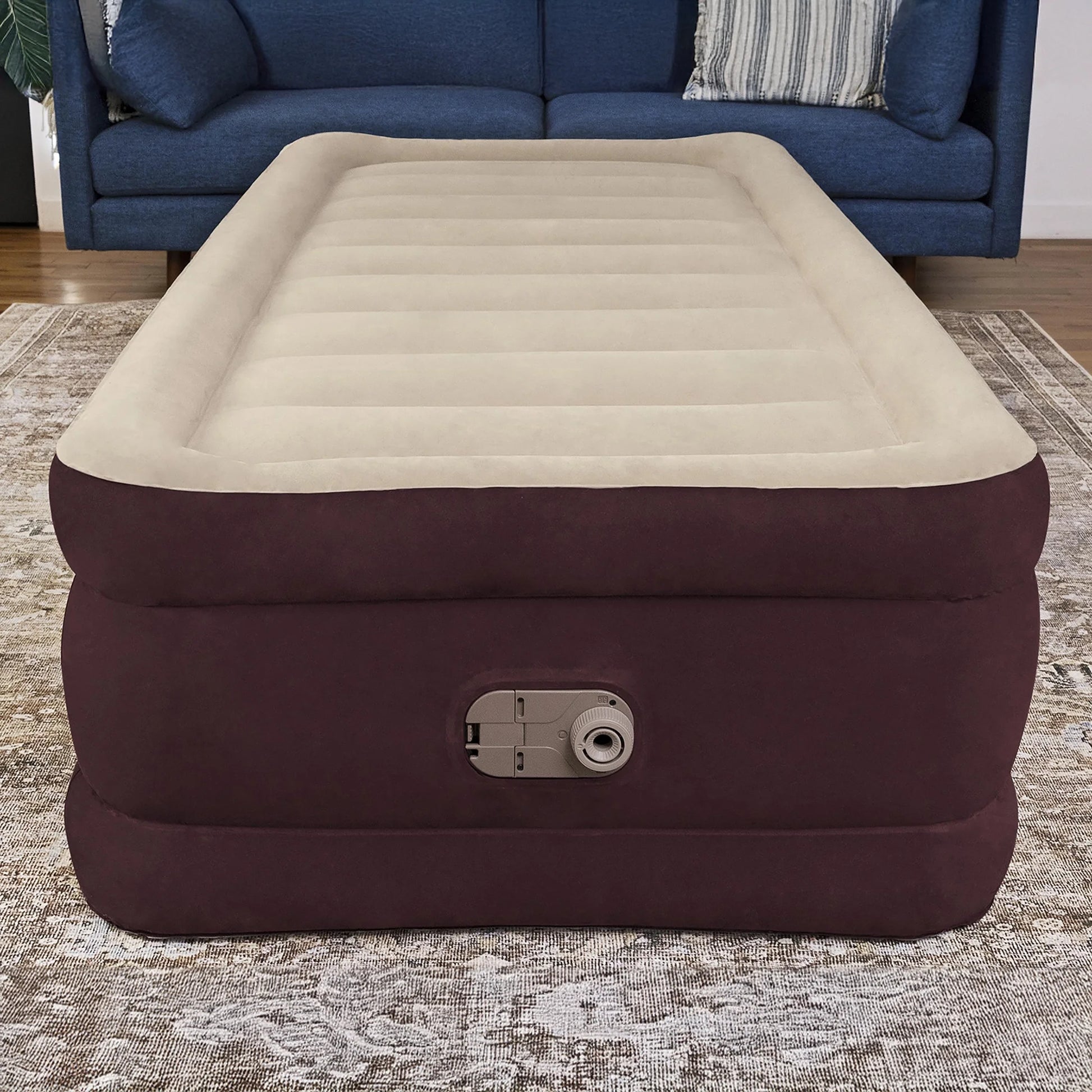 ® Maroon Tritech Airbed Twin 20" with Built-In AC Pump