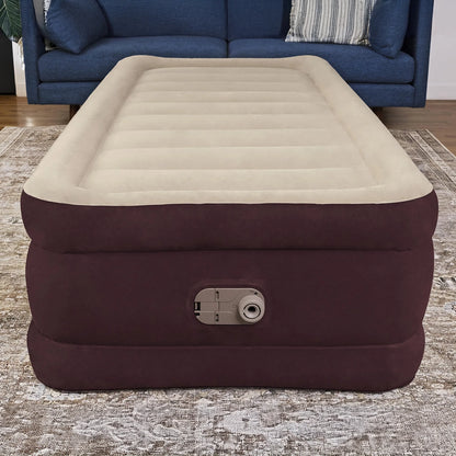 ® Maroon Tritech Airbed Twin 20" with Built-In AC Pump