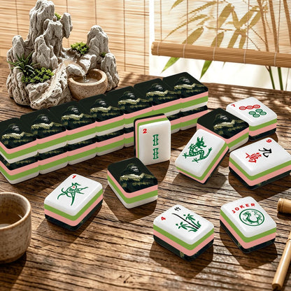 4 Layer Mahjong Tiles Set - Multiple Style Available