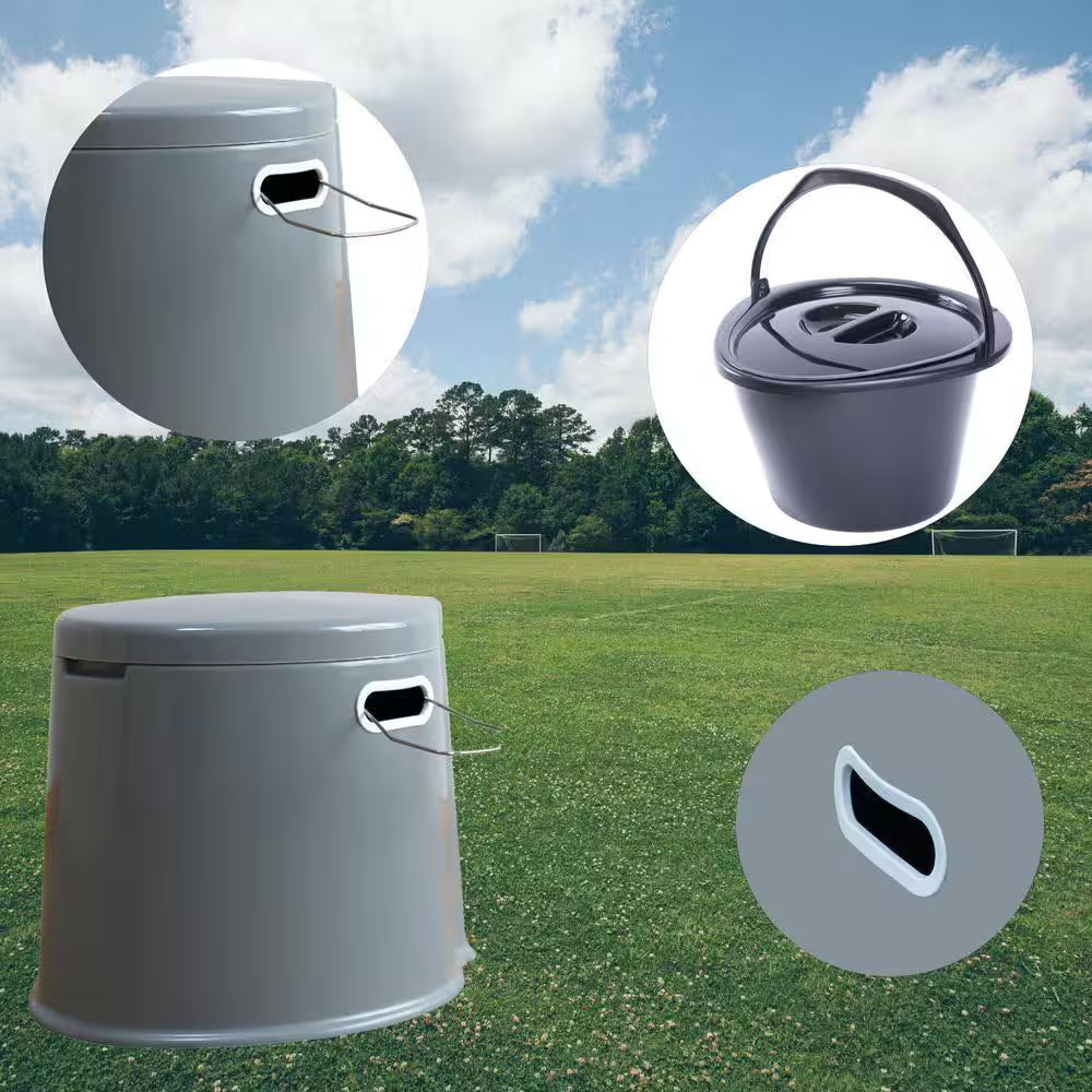 Portable Travel Toilet for Camping and Hiking with Travel Bag Non-Electric Waterless Toilet