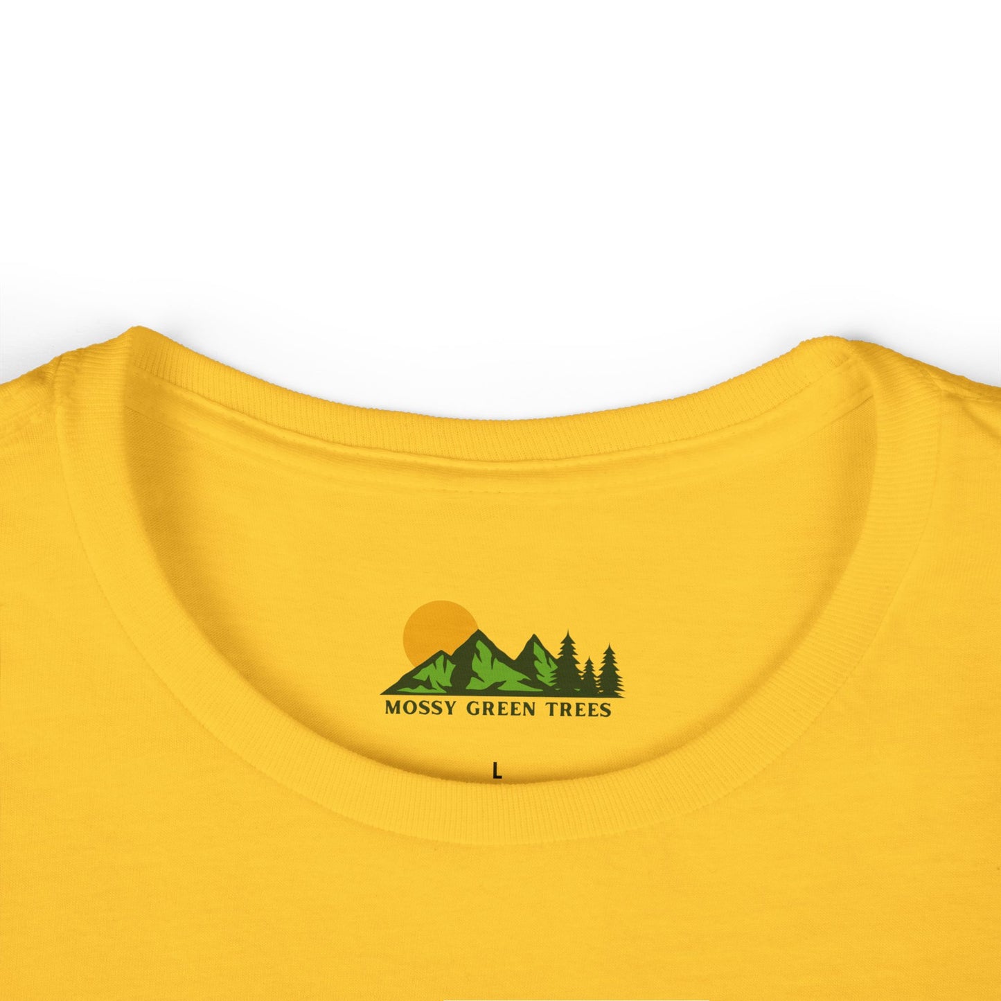 Women’s Mountain Landscape Tee — Retro Forest Graphic T-Shirt