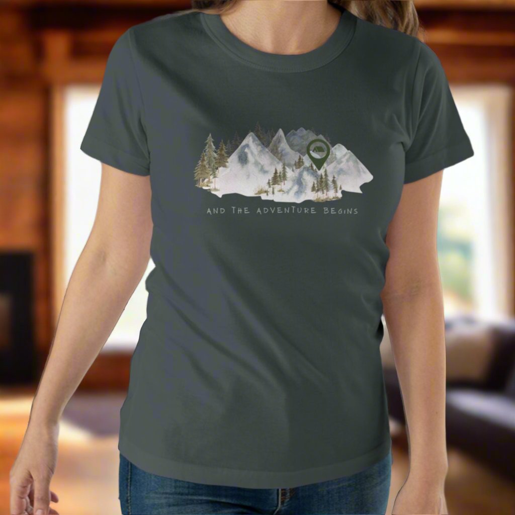 Adventure Begins - Women's T-shirt