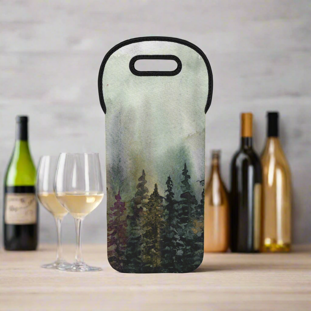 Forest - Wine Tote Bag