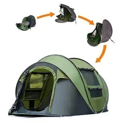 Automatic 3-4 Person Waterproof Camping Tent